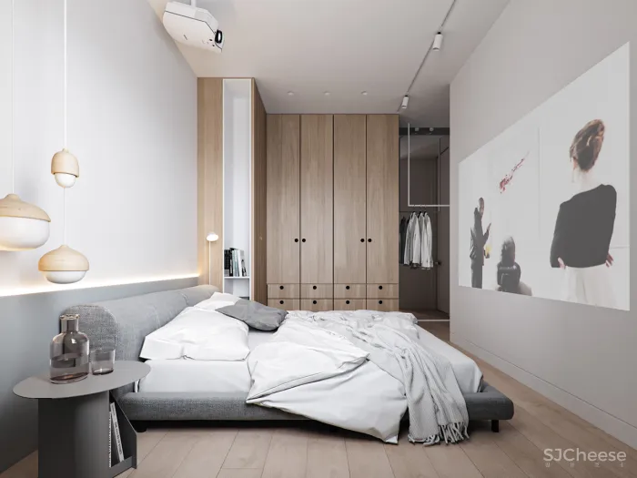 60㎡ 一室户,这样设计真显大!