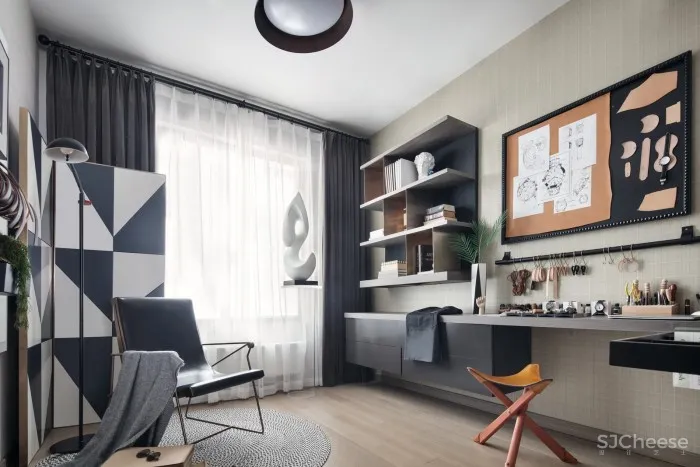 生活的自然都市诗歌,合肥翡翠天际166户型样板间 / 羽果设计