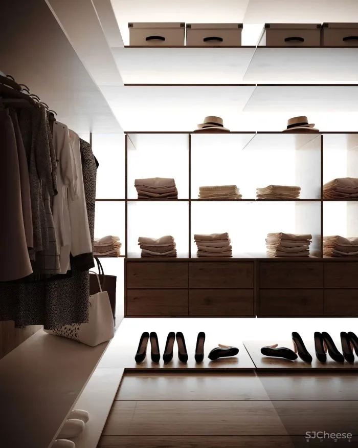 水泥漆、石膏线、大理石、玻璃,现代风格的多重演绎!