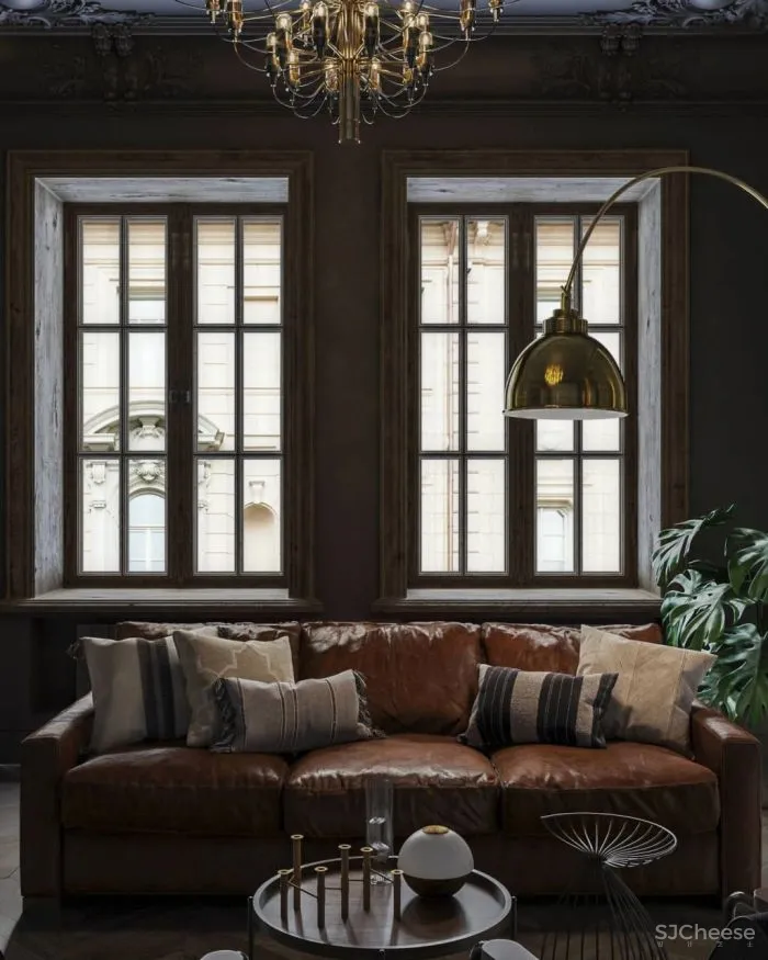 129㎡一居室,古典与现代的气氛,好迷人!