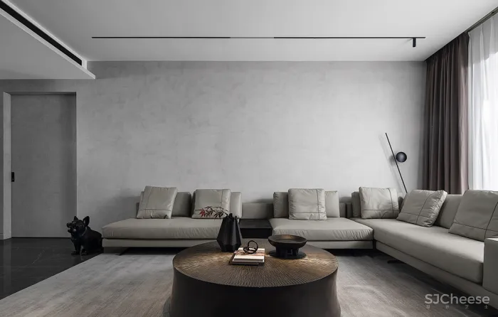 新作丨 夏承龙:240㎡极简私宅,克制而热烈!