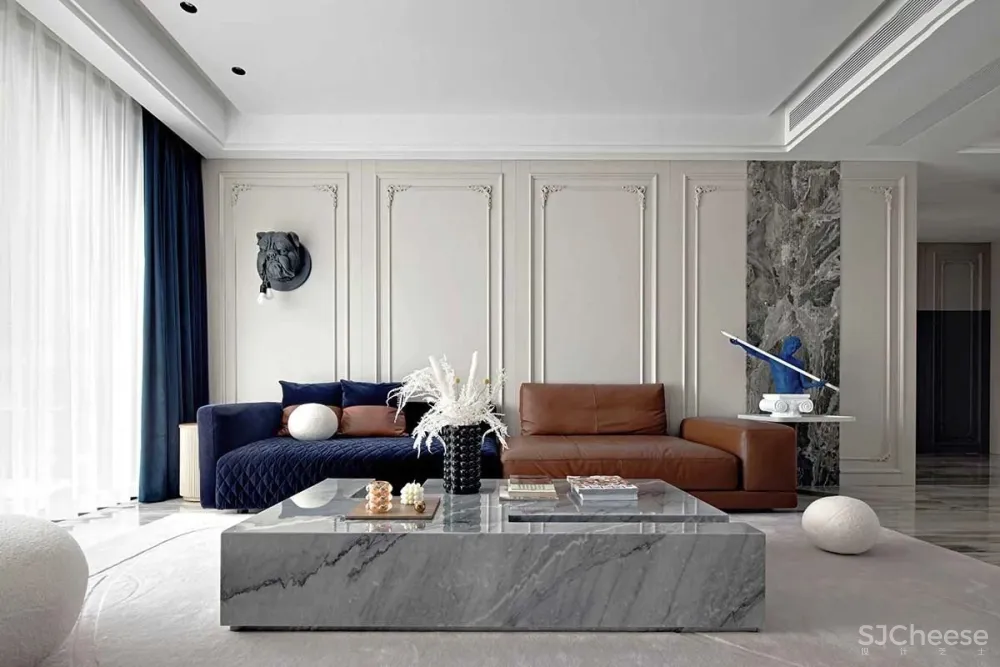 杭州尔间设计丨相半一个幸福的四口之家