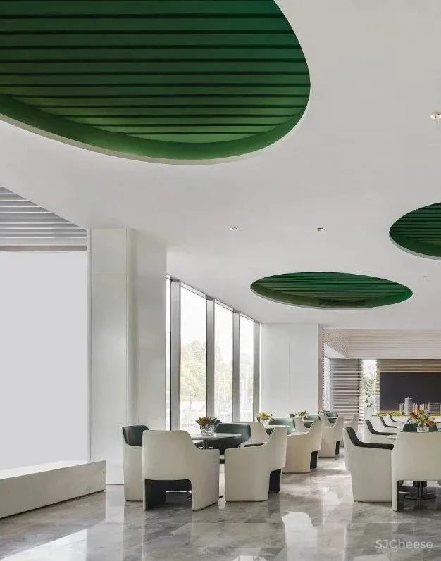 EH DESIGN 空间 金地·奥园格林云尚售楼处：自然的生长