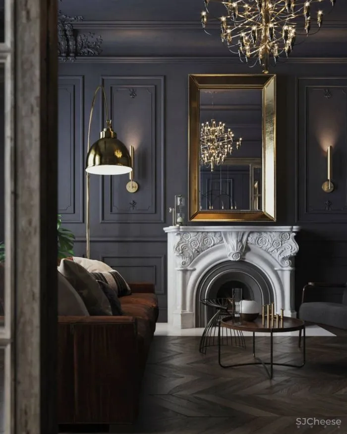 129㎡一居室,古典与现代的气氛,好迷人!