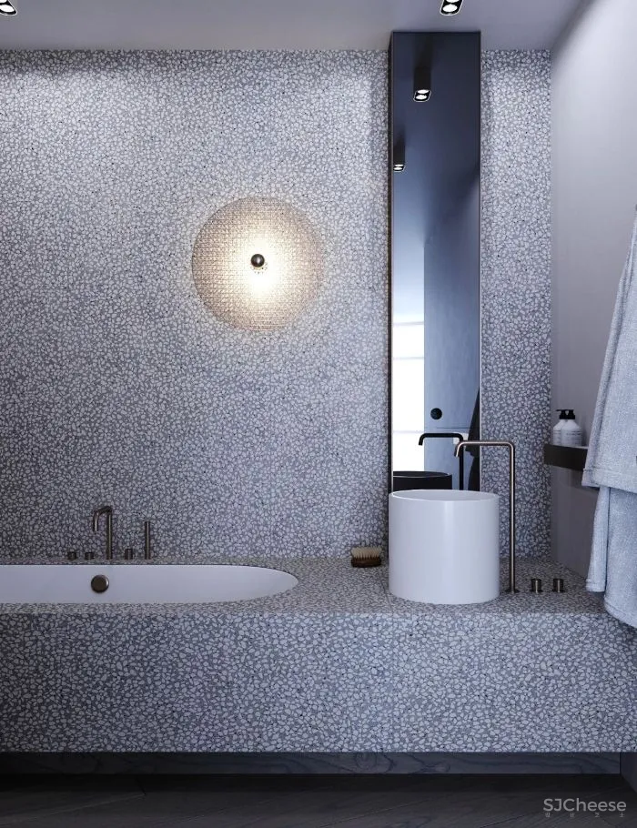 水泥漆、石膏线、大理石、玻璃,现代风格的多重演绎!