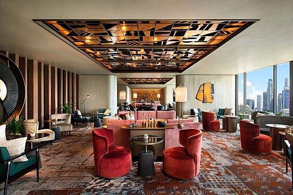 Wilson Associates-新加坡滨海湾鸡尾酒廊MO Bar!