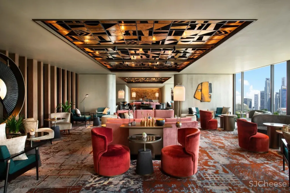 Wilson Associates-新加坡滨海湾鸡尾酒廊MO Bar!