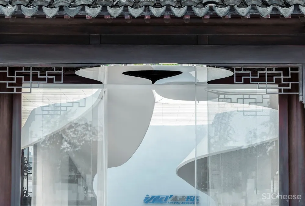 Mur Mur Lab新作丨 未来书店 江南水乡里的微小介质,屋檐内外中的留白之美