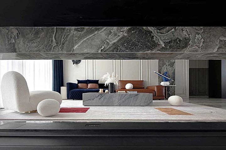 杭州尔间设计丨相半一个幸福的四口之家