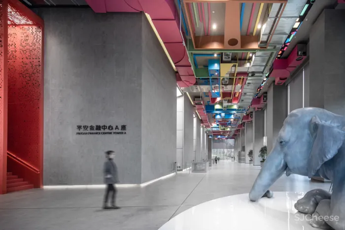 人文、艺术、对话 北京丽泽平安金融中心E01办公大堂