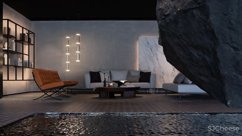 森境设计王俊宏丨广东江门.海悦尚珩华庭售楼处