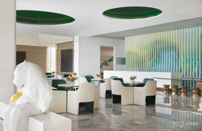 EH DESIGN 空间 金地·奥园格林云尚售楼处：自然的生长