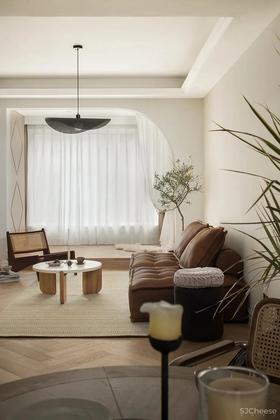 奶油色的治愈自然主义 颜青软装