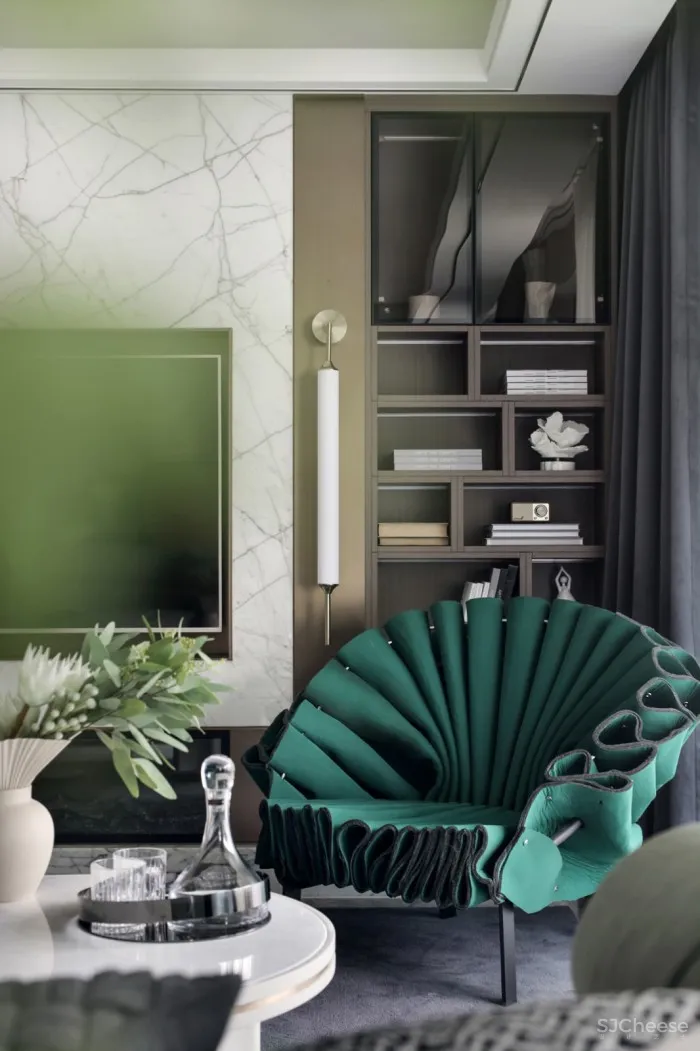 生活的自然都市诗歌,合肥翡翠天际166户型样板间 / 羽果设计