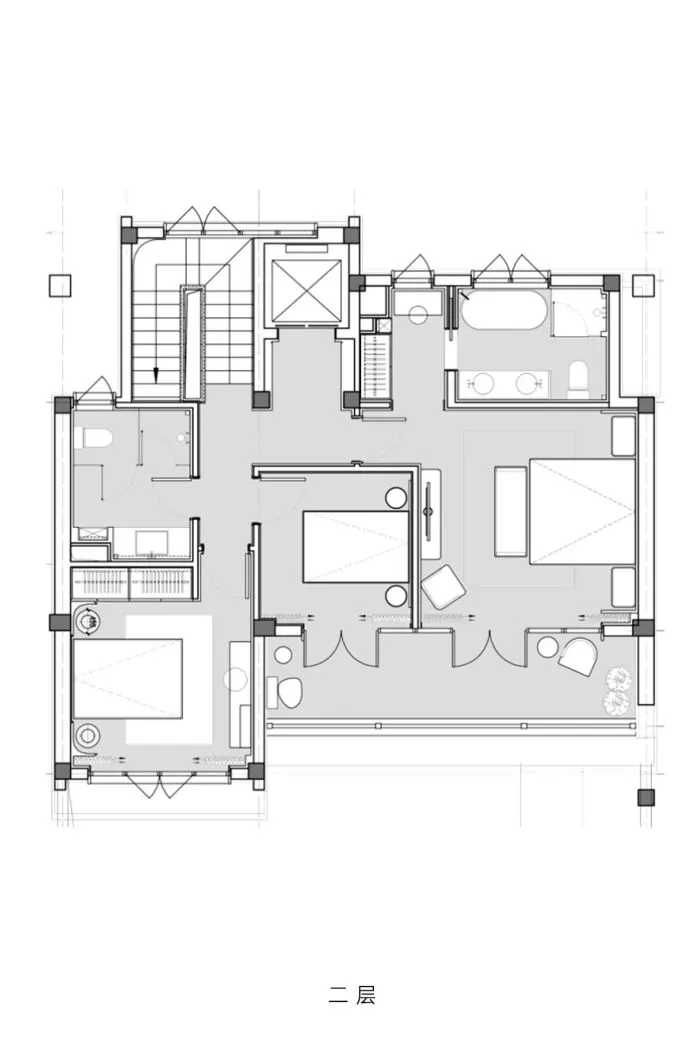 EH DESIGN 软装 安吉 · 慢谷合院180户型:一竹一琴一自然