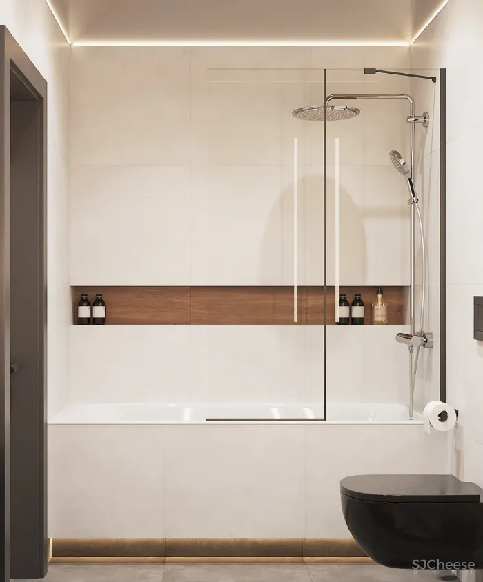 三居室复式住宅,墙这样刷清新又显格调!