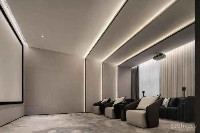 以《千里江山图》为灵感,打造生活与美学并存的空间。