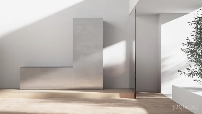 95后小哥做的效果图,同色系更适合极简风