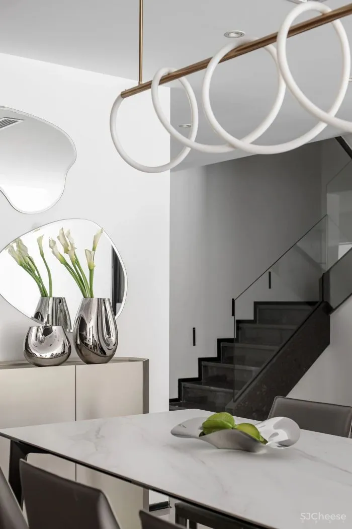 220㎡下跃五居室,现代摩登范儿 宏福樘设计