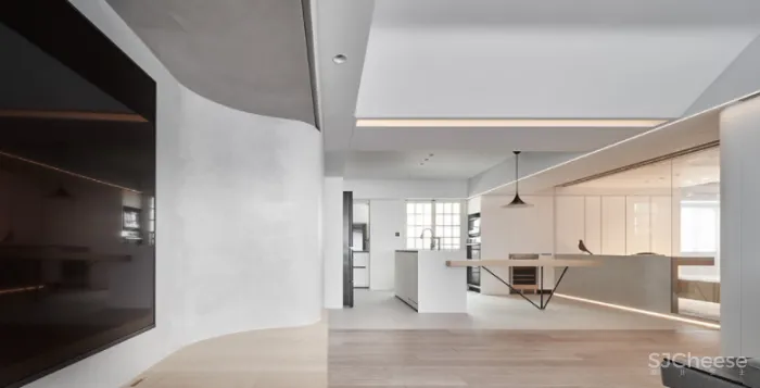 拒绝循规蹈矩,从三室改一室,这个100平米的住宅被改的十分有趣