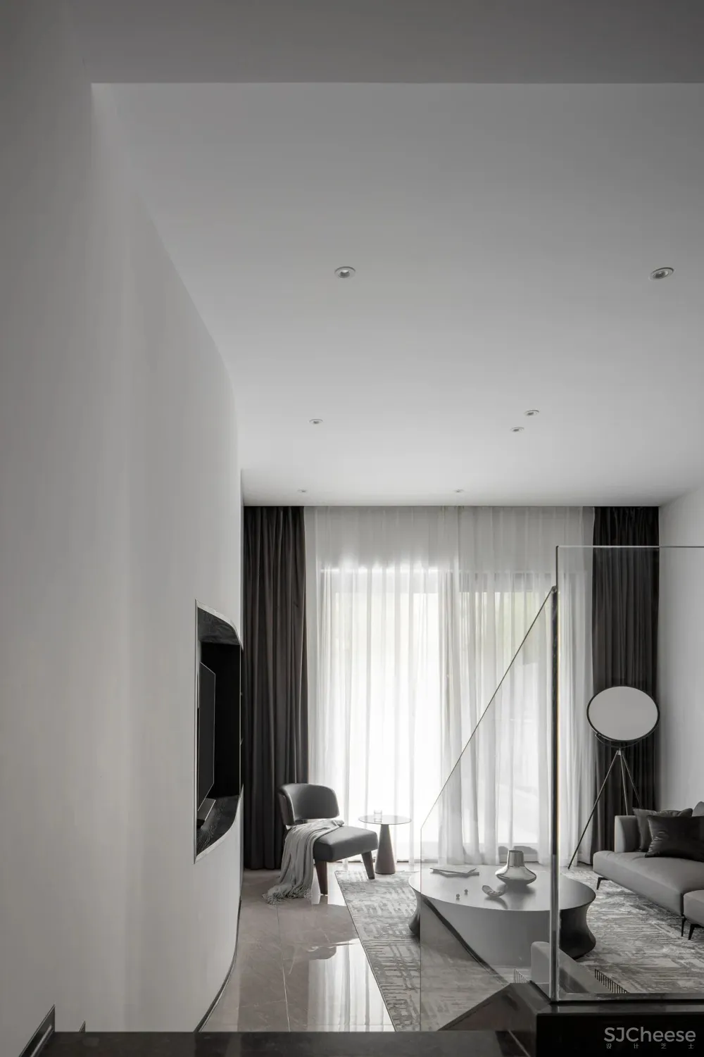 220㎡下跃五居室,现代摩登范儿 宏福樘设计