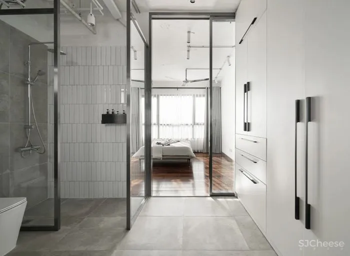 白色系简约时尚单身公寓