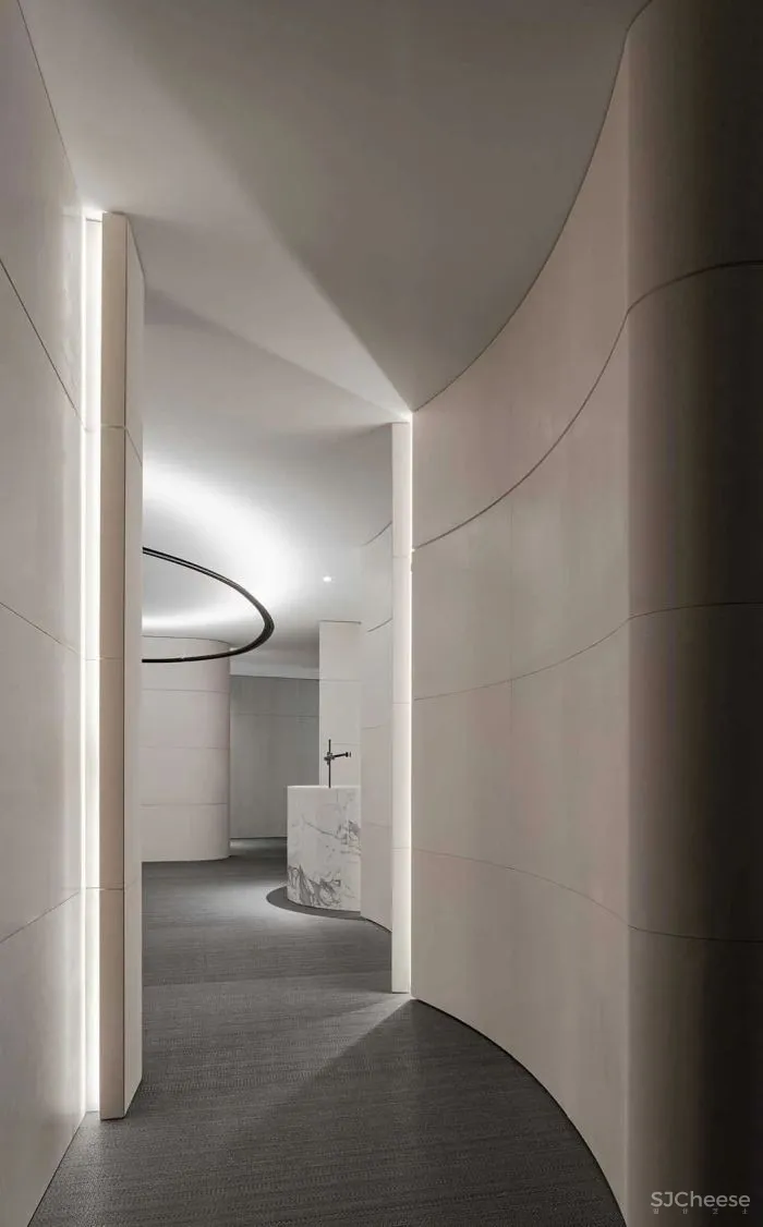 新作丨 YuQiang-Partners 游走于直线与曲线的极简设计