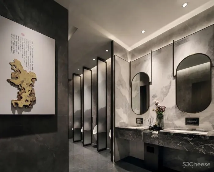 以《千里江山图》为灵感,打造生活与美学并存的空间。