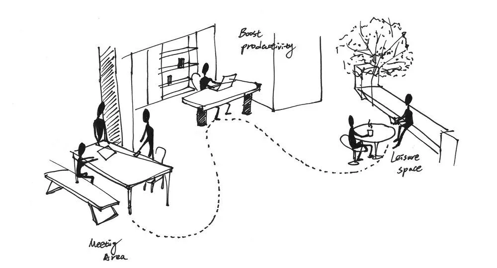 一座光与绿植相依的城市別苑,一座孩童与植物共生,学习感知四季转移的小苑