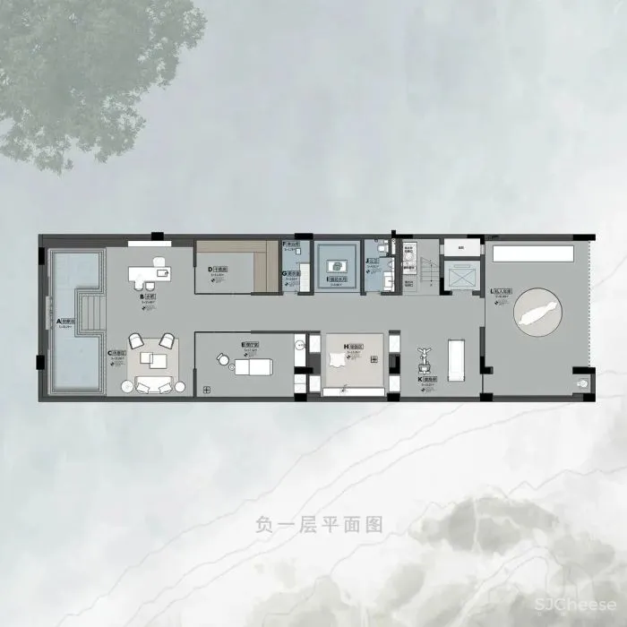 莫兰迪色调，诠释东方禅意 现代美学 YORO御融设计