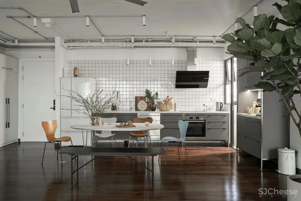 白色系简约时尚单身公寓