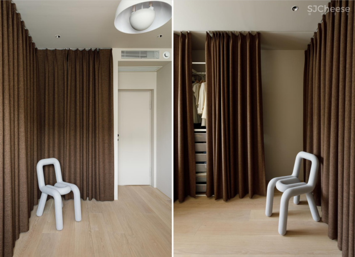 温暖 极简，这个90㎡老房“空”的很诗意