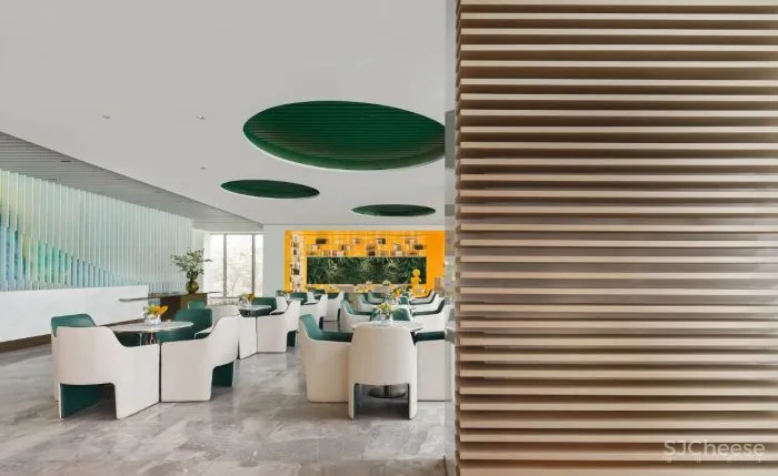 EH DESIGN 空间 金地·奥园格林云尚售楼处：自然的生长