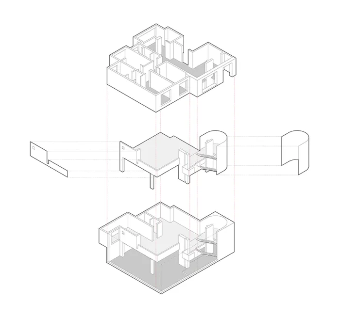 新作|方日新 • 庐州 翠园|这间地复式院落私宅,采光通风极好