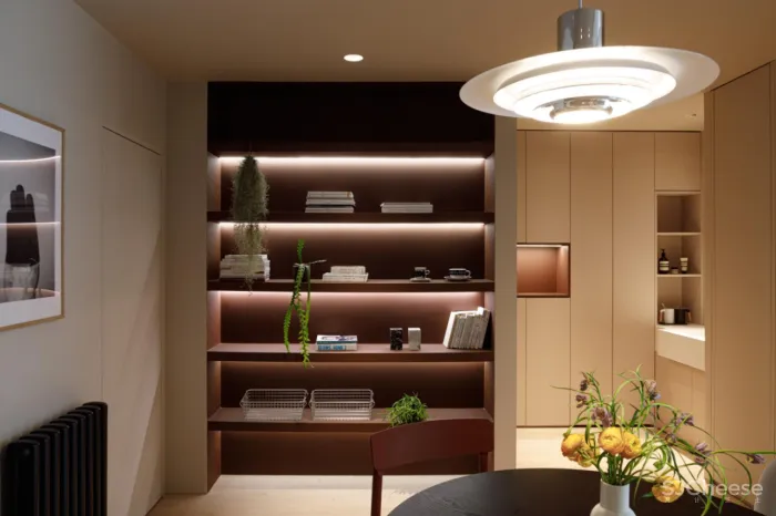 温暖 极简，这个90㎡老房“空”的很诗意