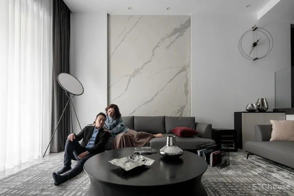 220㎡下跃五居室,现代摩登范儿 宏福樘设计