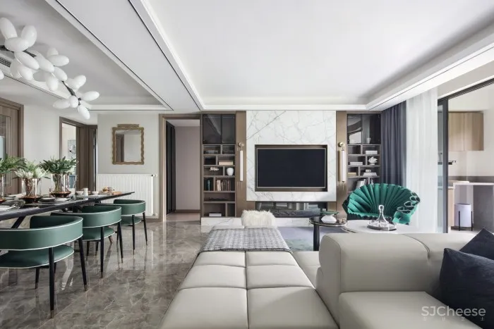 生活的自然都市诗歌,合肥翡翠天际166户型样板间 / 羽果设计