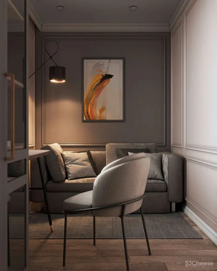 129㎡一居室,古典与现代的气氛,好迷人!