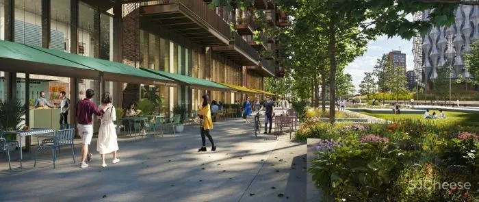 伦敦上空惊现透明泳池,架在公寓楼之间,带火两栋楼