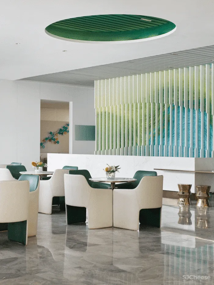 EH DESIGN 空间 金地·奥园格林云尚售楼处：自然的生长