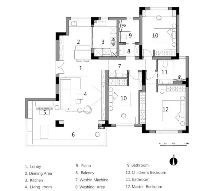 130㎡禅意居所,竖百叶与原木太美了!