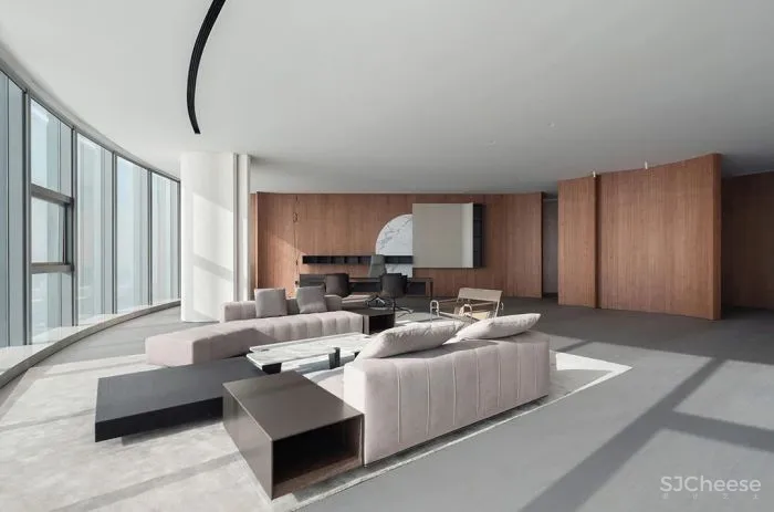 新作丨 YuQiang-Partners 游走于直线与曲线的极简设计