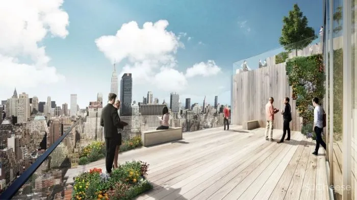 BIG设计的办公大楼,户外露台螺旋上升,每一层都有!