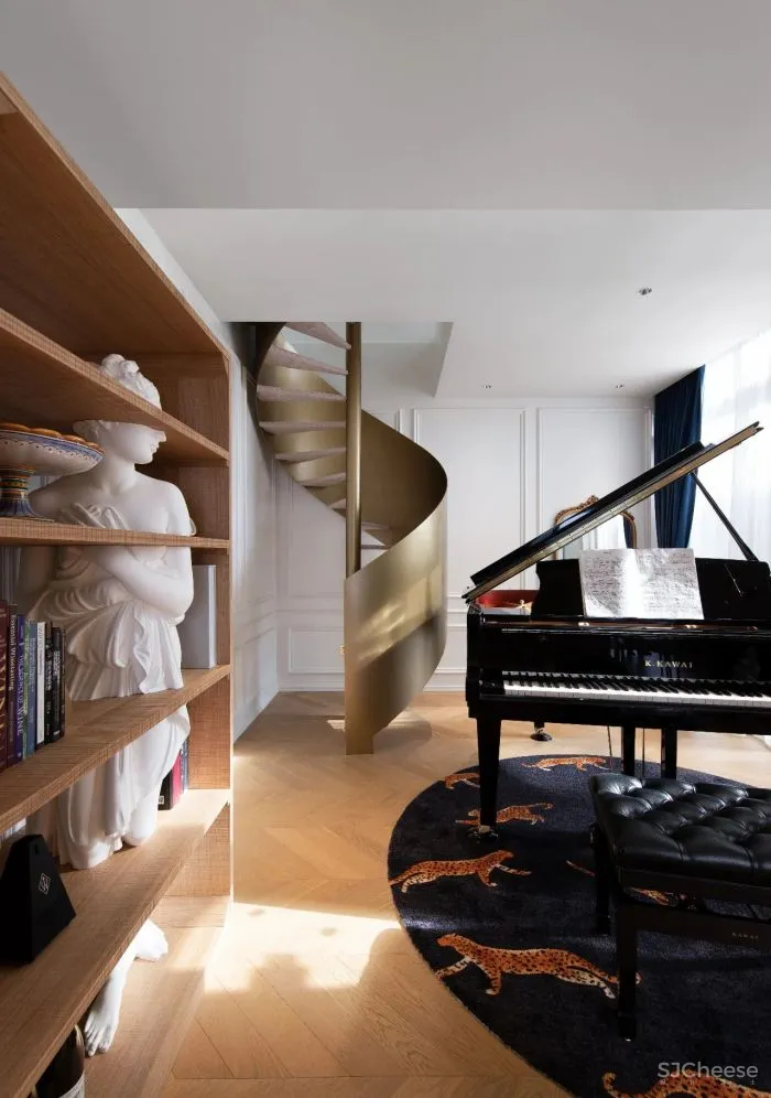 生活中强迫症“患者”，柔软又精致的法式148m²复式，超惹人爱