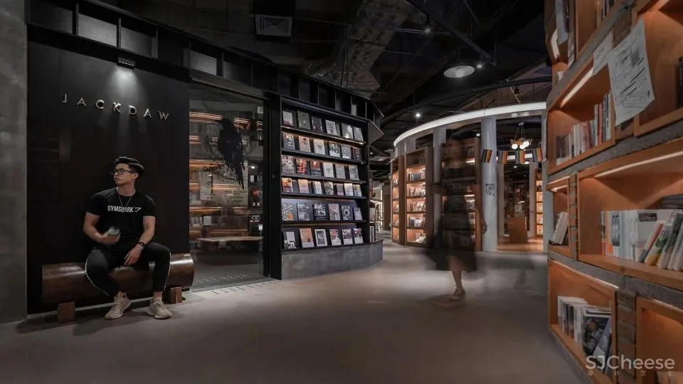 新作 栖居于书店一角 墨雀咖啡 三品空间设计