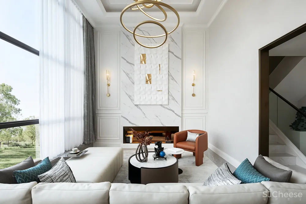 新作丨 王五平:330㎡简洁别墅,优雅白 · 沉静的空间艺术!