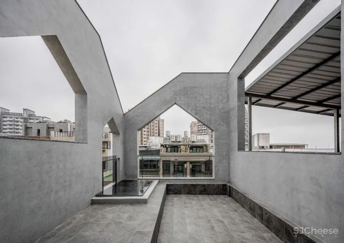 黄巢设计 充满生活感的几何H宅