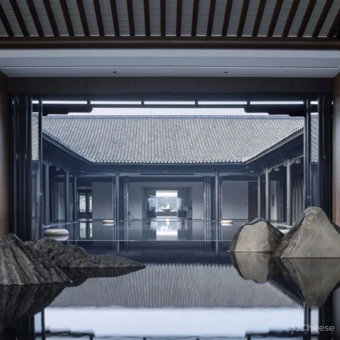 中式黑白灰,绝美。