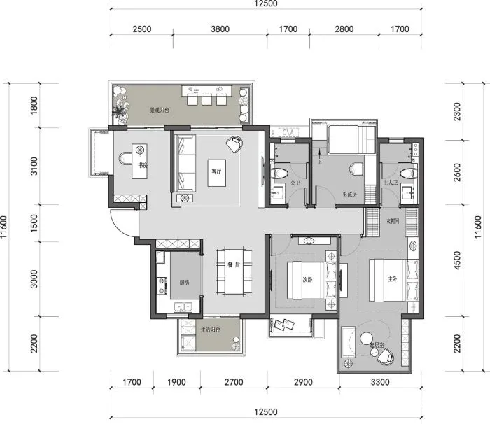 用色彩诠释空间,唤醒生活感知 海力设计