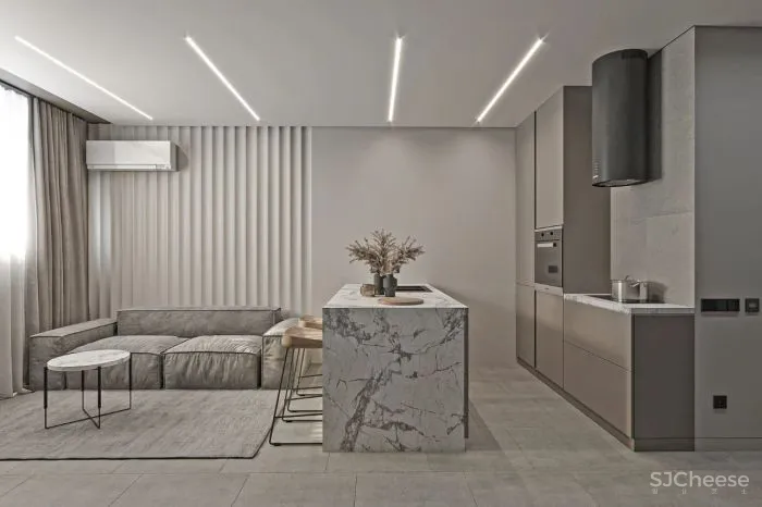 100㎡高级灰空间,极具设计感!